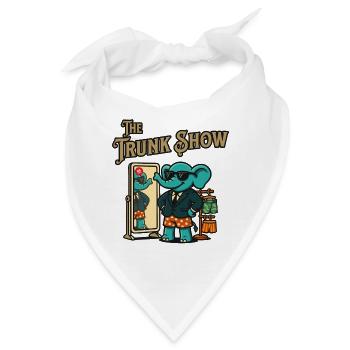 Trunk Show Elefant im Smoking und Badehose - Bandana - Weiß - Vorne
