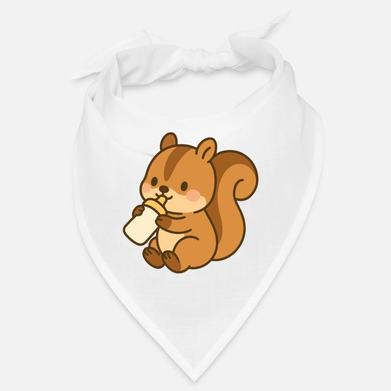 Flask Fluffy Squirrel Bandana