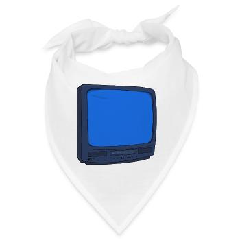 Röhrenfernseher Videorecorder Combo VHS Player Fernseher Nostalgisch - Bandana - Weiß - Vorne