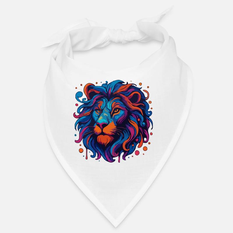 Lion néon Bandana