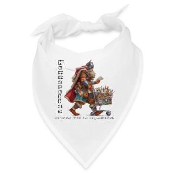 Nordische Gottheit der Gedächtnisschwäche - Bandana - Weiß - Vorne