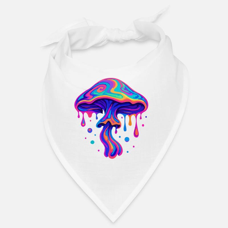Neon Mushroom Bandana