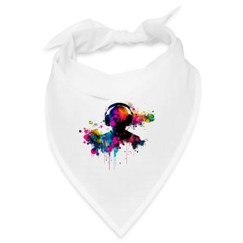 Sound Splash - Bandana - Weiß - Vorne