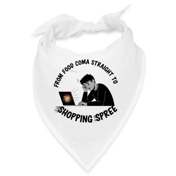 Black Friday Shopping Spree - Bandana - Weiß - Vorne