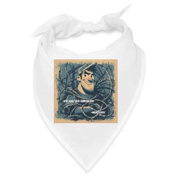 Morgens unter Hochspannung - Bandana - Weiß - Vorne