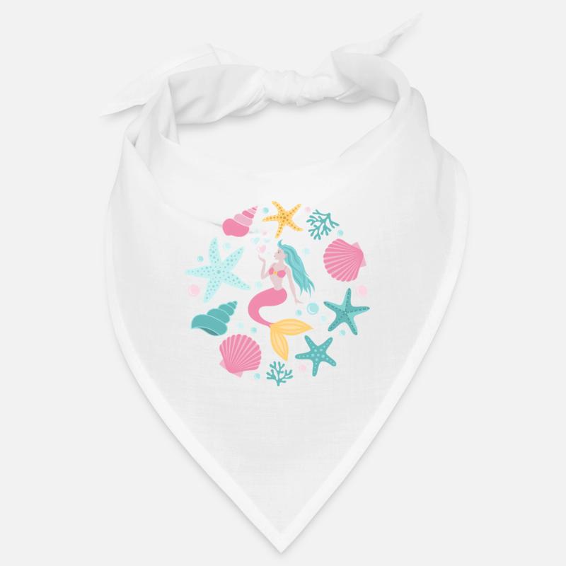 Sirène mignonne Bandana