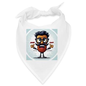 Die Kleidung der Jokesters - Bandana - Weiß - Vorne