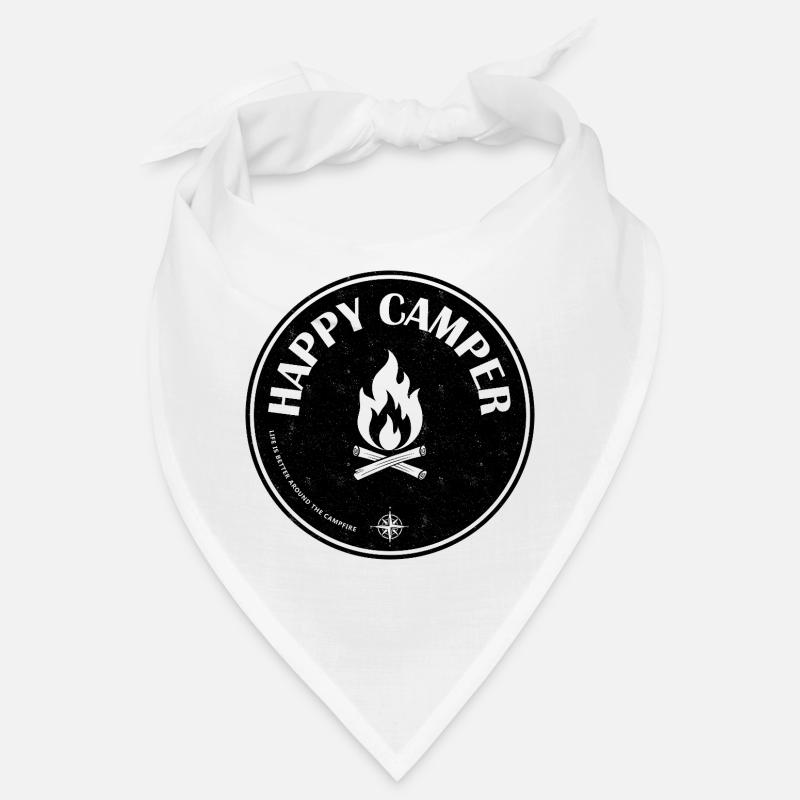 Happy Camper Camping Feu de camp Bandana