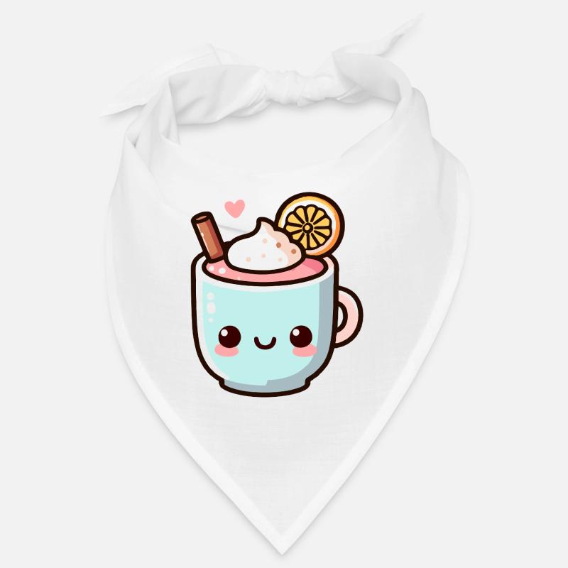 Conception de tasse à café mignonne aux agrumes Bandana