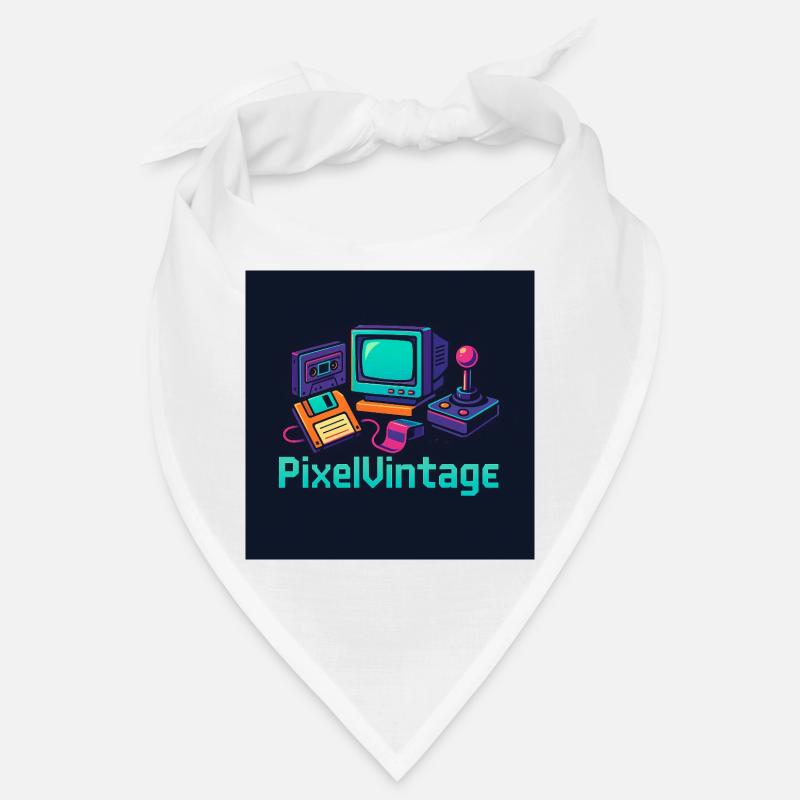 Retro Computer and Pixel Console Bandana
