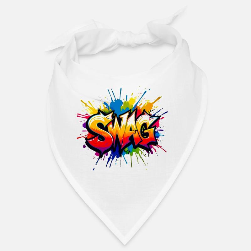 Expressive graffiti style with vibrant colors Bandana