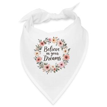 Believe in your Dreams - Bandana - Weiß - Vorne