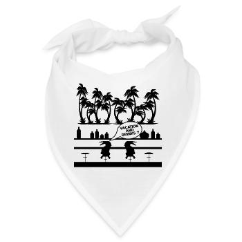 GETRÄNKEBAR FÜR DEN URLAUB - Bandana - Weiß - Vorne