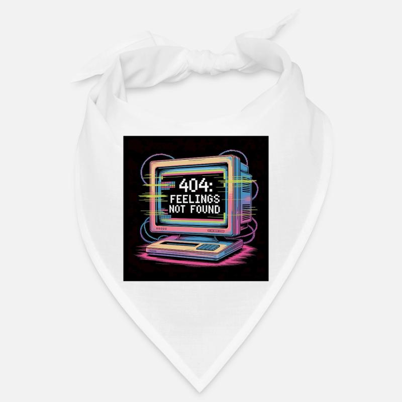 Ordinateur rétro 404 sans sensation Bandana