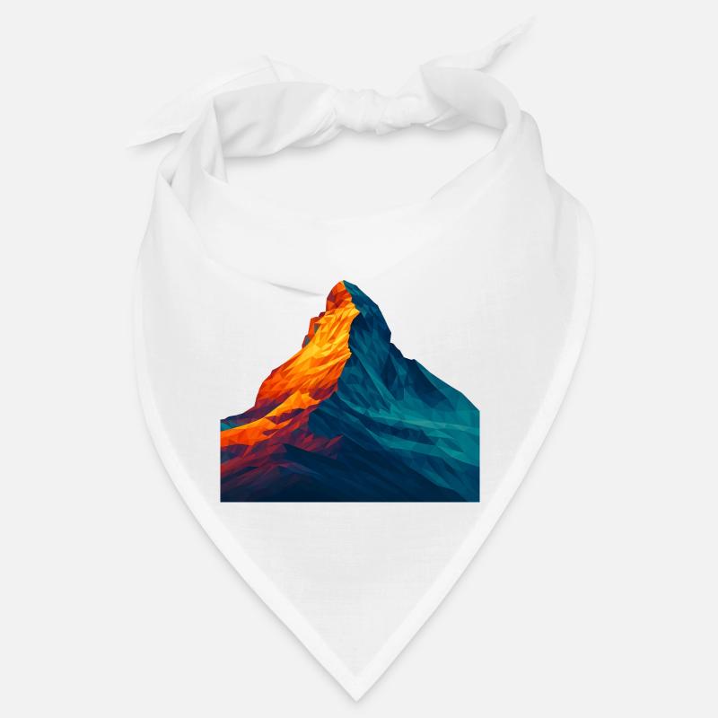 Style WPAP - Cervin, Suisse montagnarde Bandana