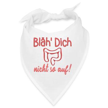 AUFGEBLÄHT - DARM REIZDARM - Bandana - Weiß - Vorne