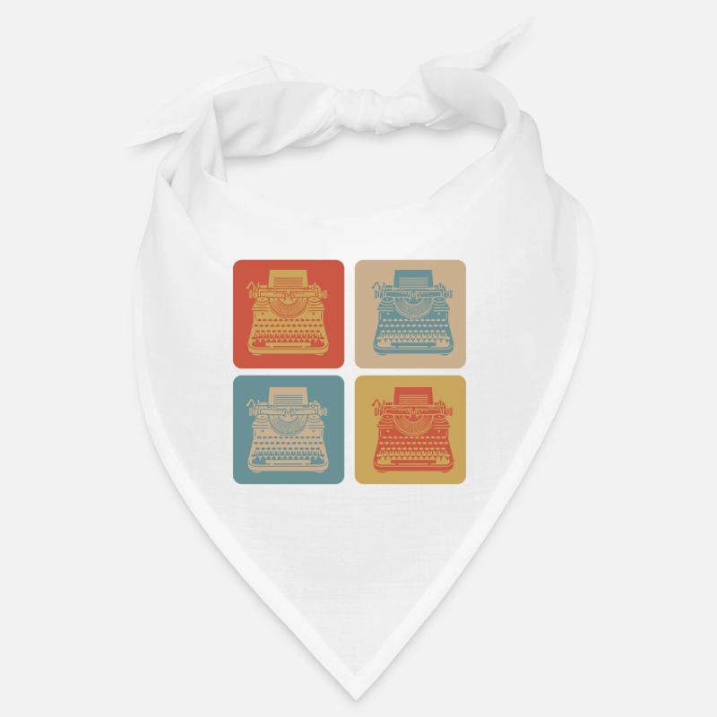 Typewriters Vintage Design Bandana