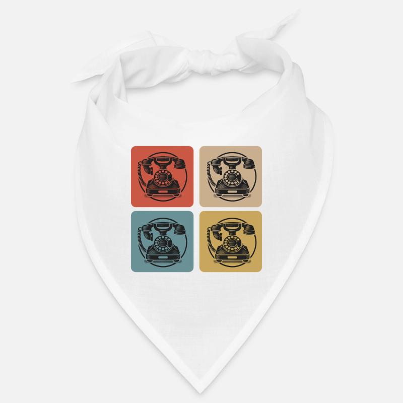 Retro Dial Phone Bandana