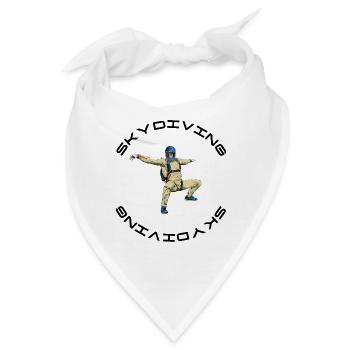 Skydiving - Bandana - Weiß - Vorne