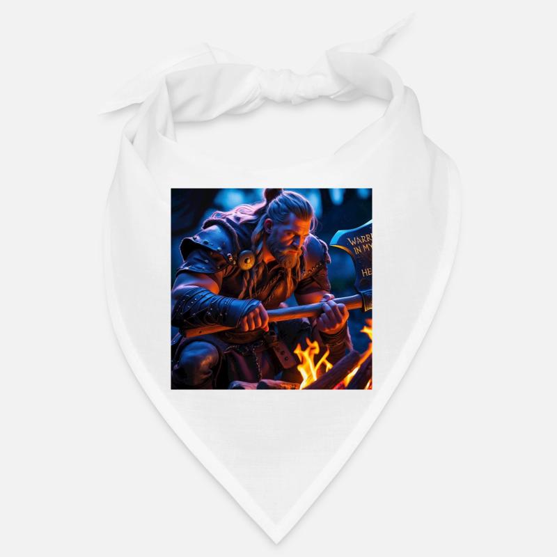 Fantasy Wikinger mit einer Axt Bandana