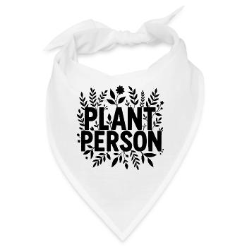 plant person - Bandana - Weiß - Vorne