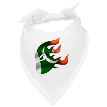 Flagge von Pakistan - Pakistan - Ninja - Bandana - Weiß - Vorne