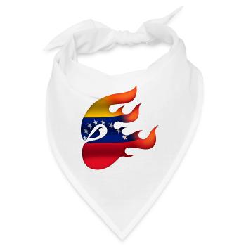 Flagge von Venezuela - Venezuela - Ninja - Bandana - Weiß - Vorne