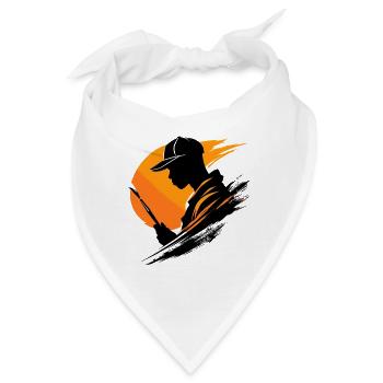 Künstler Malerei Atelier - Bandana - Weiß - Vorne