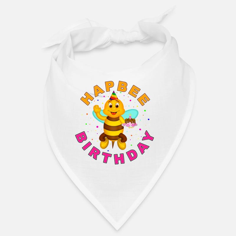 HAPBEE Birthday with text Bandana
