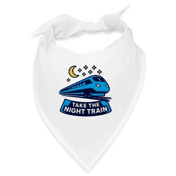 Nachtzug – Take the Night Train - Bandana - Weiß - Vorne