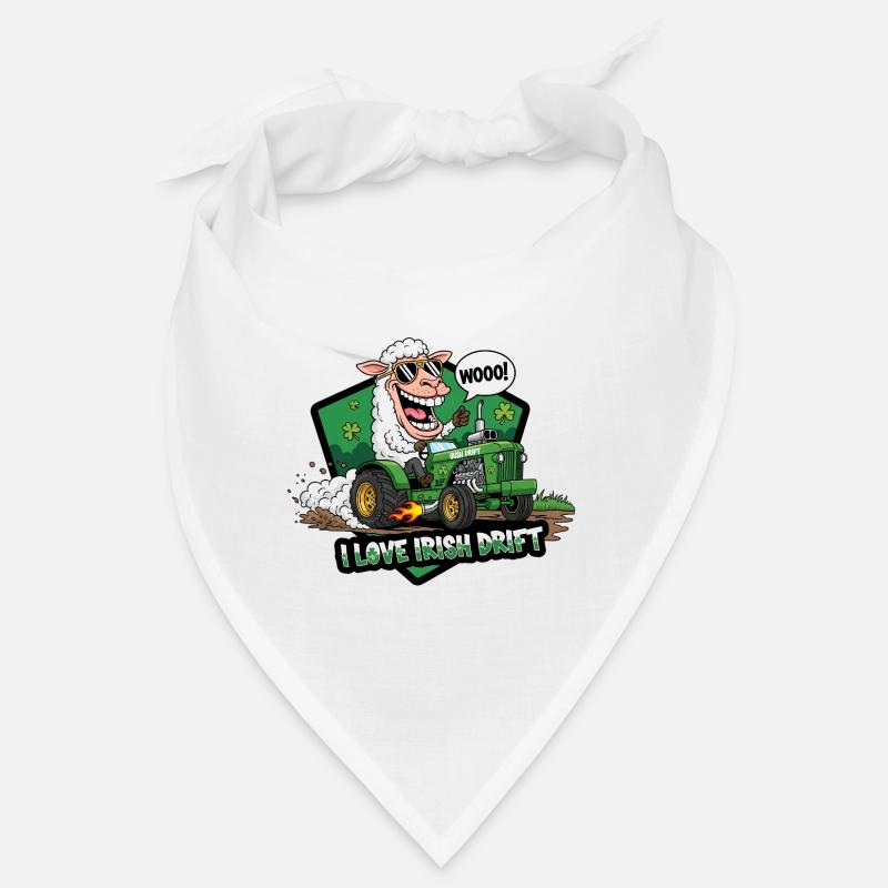 Irish Drift Sheep Car Design Bandana