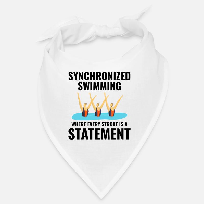 Triumphierende Synchro-Schwimmer Bandana