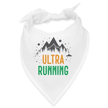 Ultra-Laufen - Bandana - Weiß - Vorne
