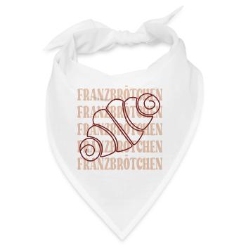 FRANZBRÖTCHEN GEBÄCK HAMBURG - Bandana - Weiß - Vorne