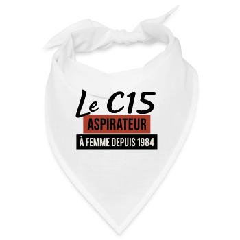 C15 - Bandana - Weiß - Vorne