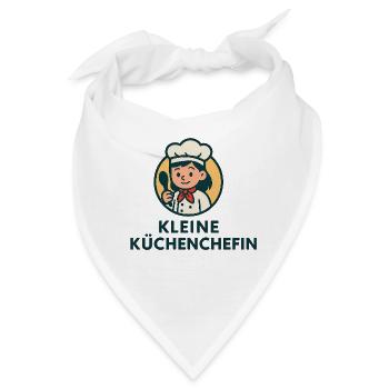 Kleine Küchenchefin Logo Design - Bandana - Weiß - Vorne
