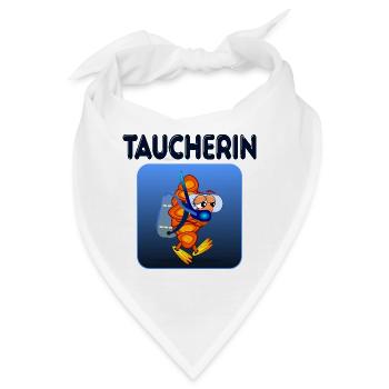 TAUCHEN TAUCHERIN HAMBURG FRANZBRÖTCHEN - Bandana - Weiß - Vorne