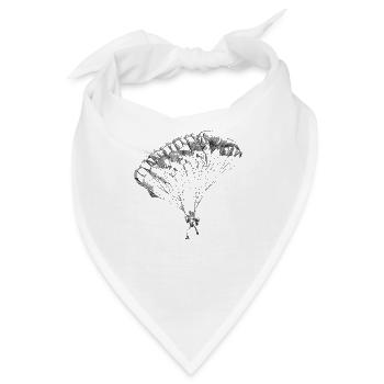 Fallschirm - Bandana - Weiß - Vorne