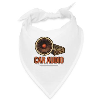 Car-Audio-Konzept - Bandana - Weiß - Vorne
