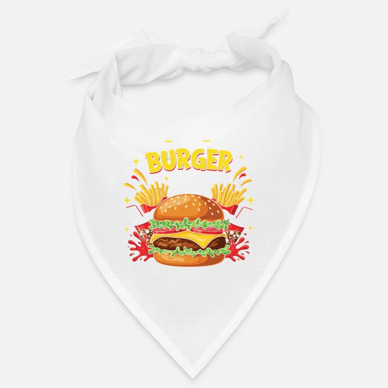 Hamburger Burger Bandana