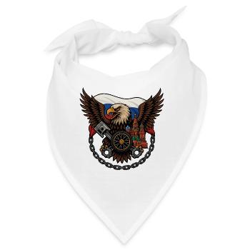 Eagle Rider – Kraft und Spirit - Bandana - Weiß - Vorne