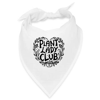 Pflanze Dame Club Gartengruppe lustiger Gärtner - Bandana - Weiß - Vorne
