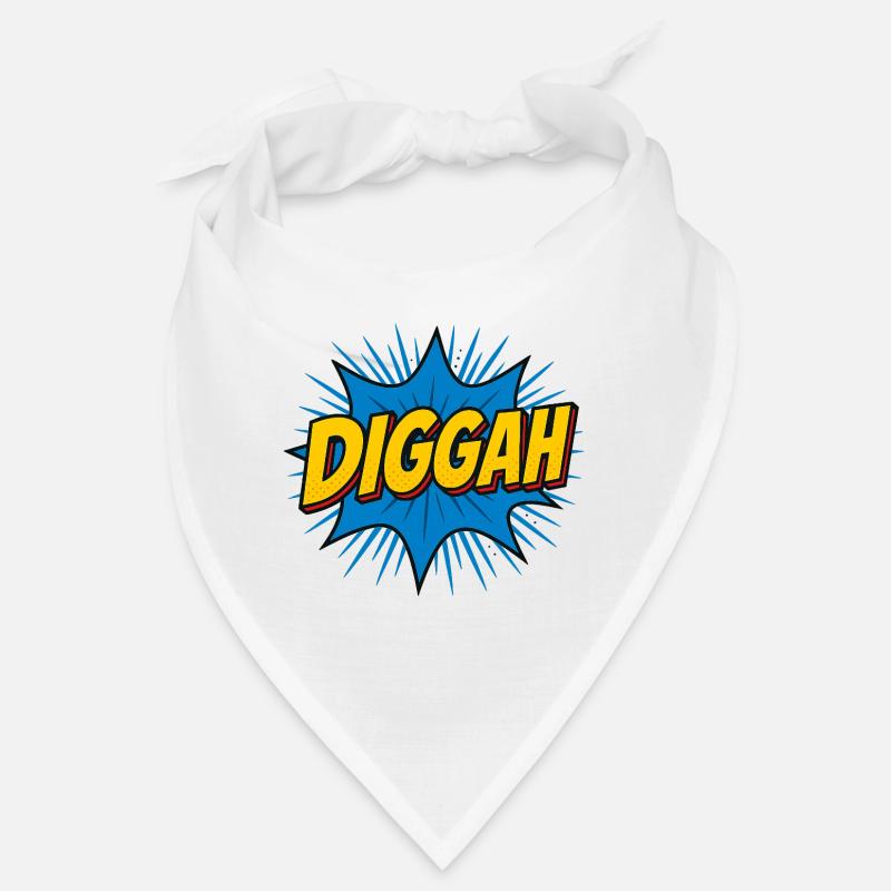 Comic-Style Dugout Schlagtext Bandana