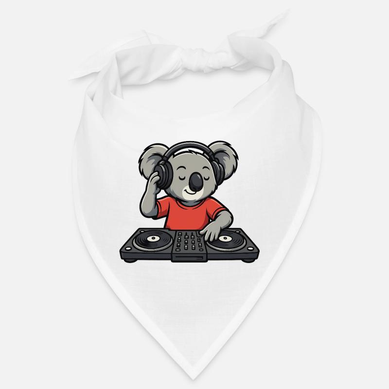 Koala DJ - Bandana - Weiß
