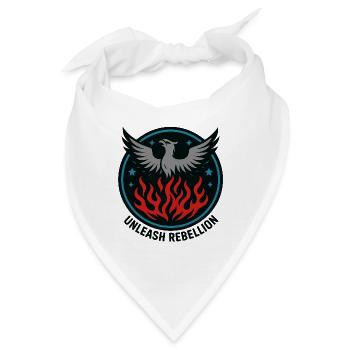 Unleash Rebellion – Phönix Emblem - Bandana - Weiß - Vorne