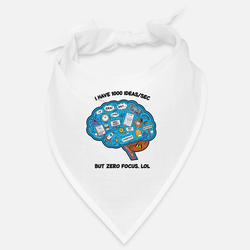 Creative Brainstorming Illustration Bandana