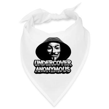 Undercover Anonymous - Bandana - Weiß - Vorne