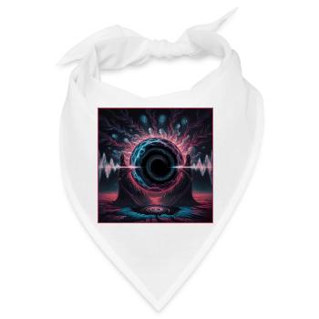 Kosmischer Abgrund – Psychisches Phänomen - Bandana - Weiß - Vorne