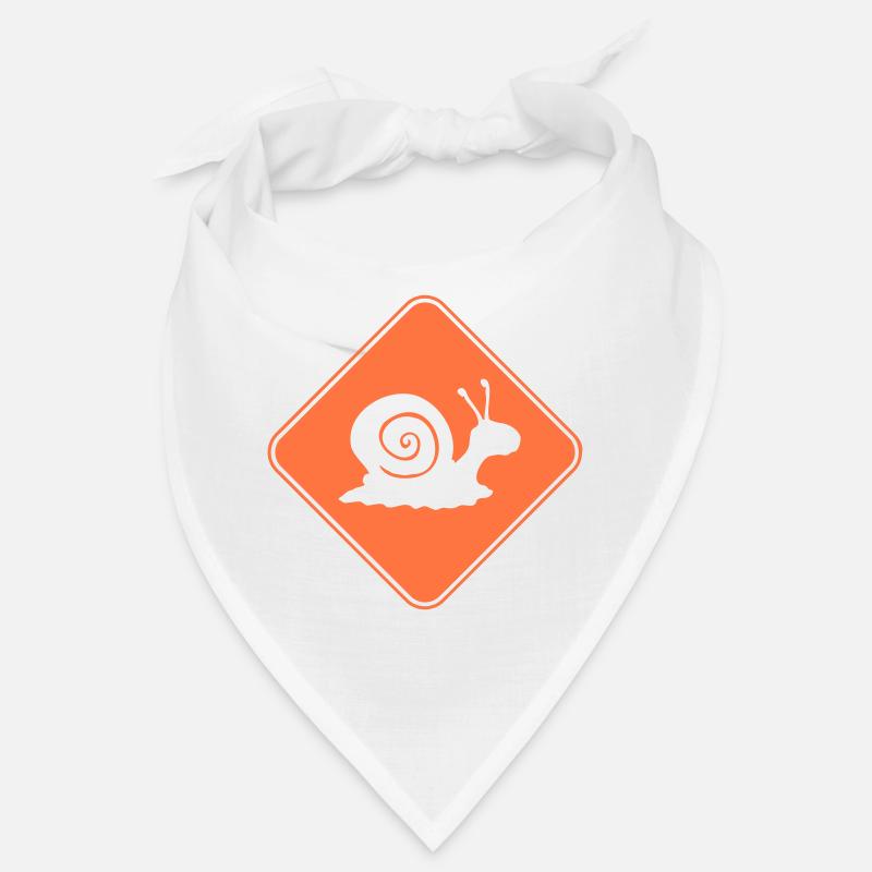 Snail Danger Caution Sign Warning Bandana