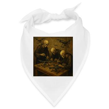 Drohnen-Workshop des Todes - Bandana - Weiß - Vorne